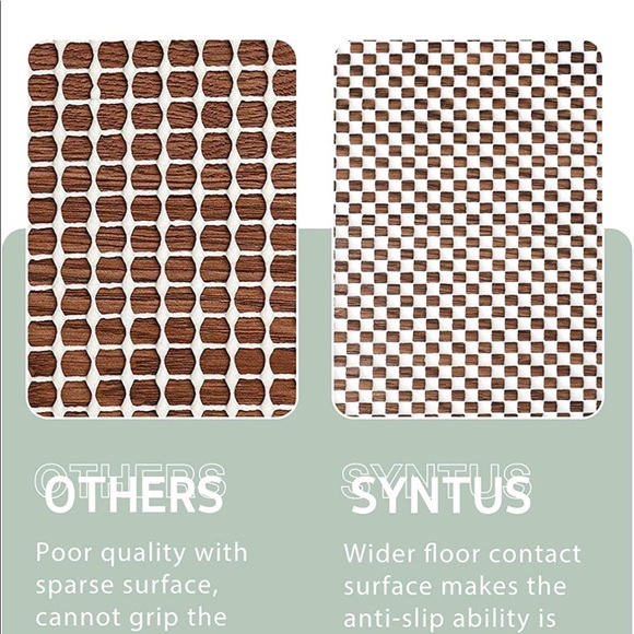 Syntus 6 'x 9' Non-Slip Carpet Mat - Picture 4 of 10